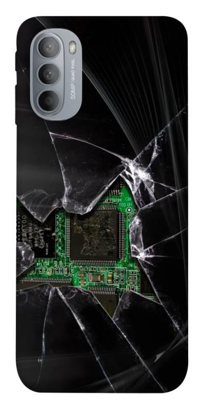 Чохол itsPrint Crash для Motorola Moto G31, black, купити оптом з доставкою