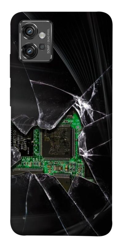 Чохол itsPrint Crash для Motorola Moto G32, black, купити оптом з доставкою