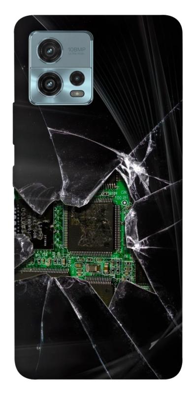 Чохол itsPrint Crash для Motorola Moto G72, black, купити оптом з доставкою