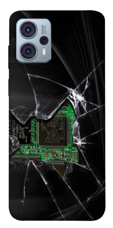 Чохол itsPrint Crash для Motorola Moto G23, black, купити оптом з доставкою