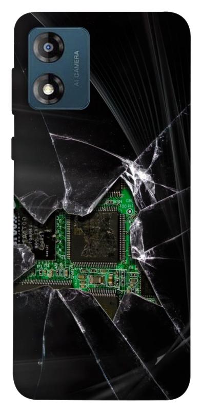 Чохол itsPrint Crash для Motorola Moto E13, black, купити оптом з доставкою
