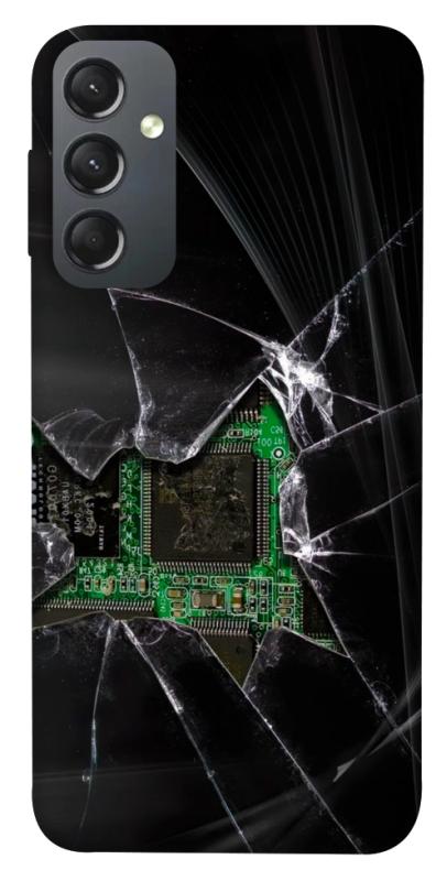 Чохол itsPrint Crash для Samsung Galaxy A24 4G, black, купити оптом з доставкою