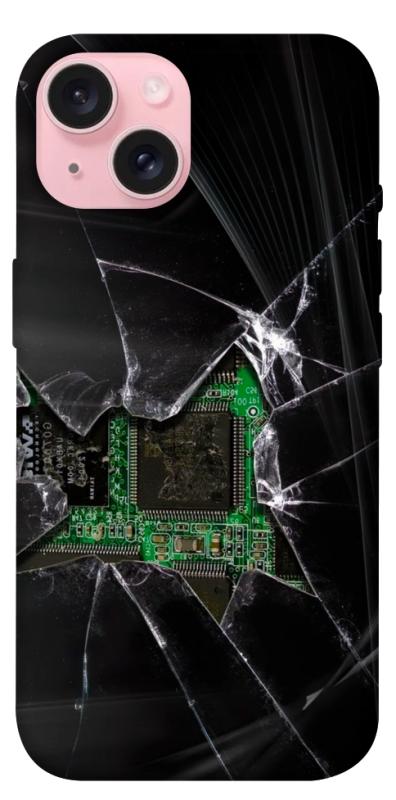 Чохол itsPrint Crash для Apple iPhone 15 (6.1"), black, купити оптом з доставкою