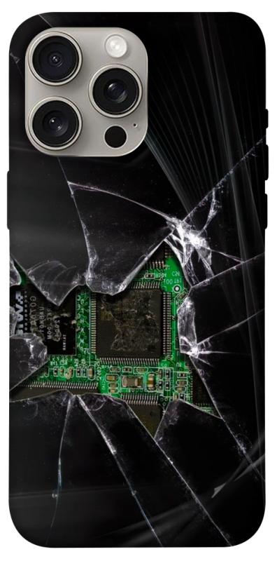 Чохол itsPrint Crash для Apple iPhone 15 Pro Max (6.7"), black, купити оптом з доставкою