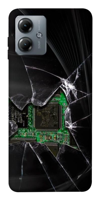 Чохол itsPrint Crash для Motorola Moto G14, black, купити оптом з доставкою