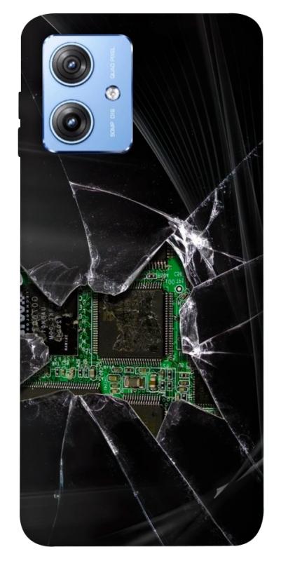 Чохол itsPrint Crash для Motorola Moto G84, black, купити оптом з доставкою