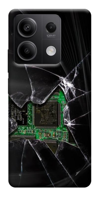 Чехол itsPrint Crash для Xiaomi Redmi Note 13 5G, black, купить оптом с доставкой