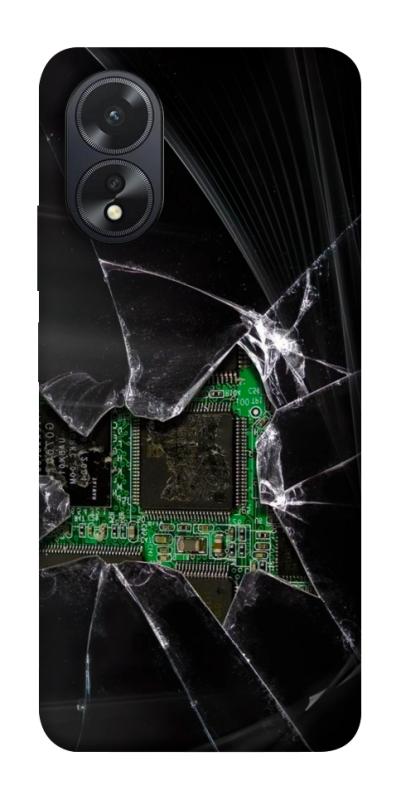 Чехол itsPrint Crash для Oppo A38, black, купить оптом с доставкой