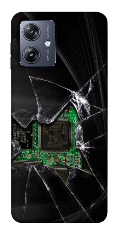 Чохол itsPrint Crash для Motorola Moto G54, black, купити оптом з доставкою
