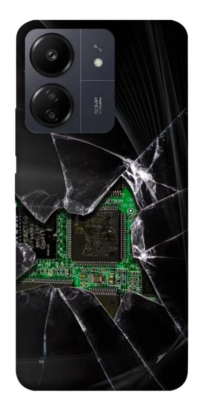 Чохол itsPrint Crash для Xiaomi Redmi 13C, black, купити оптом з доставкою