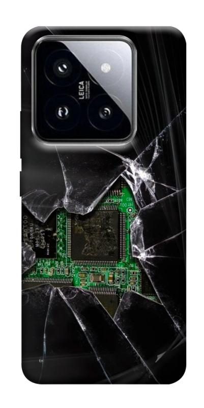 Чохол itsPrint Crash для Xiaomi 14 Pro, black, купити оптом з доставкою