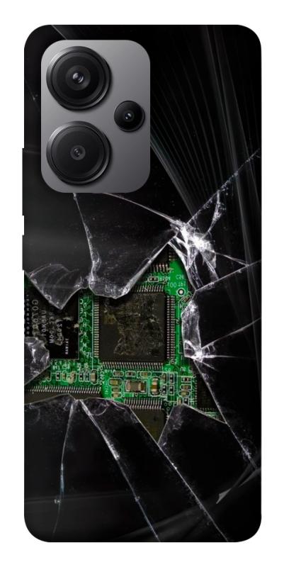 Чехол itsPrint Crash для Xiaomi Redmi Note 13 Pro+, black, купить оптом с доставкой