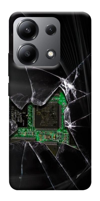 Чехол itsPrint Crash для Xiaomi Redmi Note 13 4G, black, купить оптом с доставкой