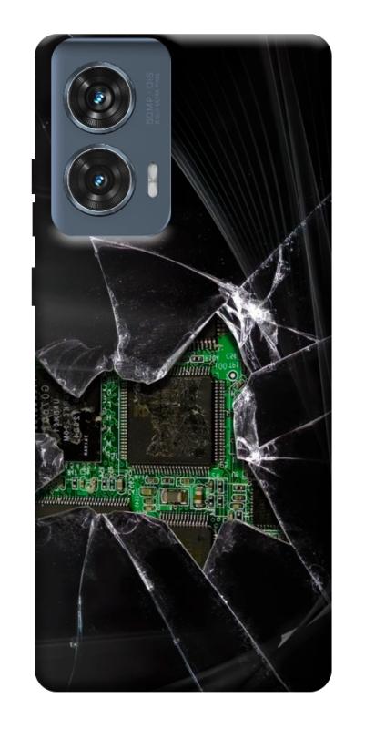 Чохол itsPrint Crash для Motorola Edge 50 Fusion, black, купити оптом з доставкою