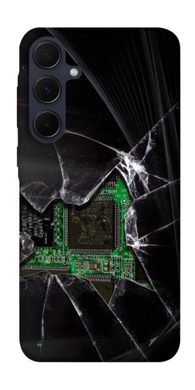 Чохол itsPrint Crash для Samsung Galaxy A55, black, купити оптом з доставкою