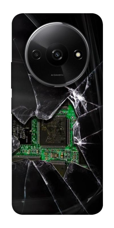 Чехол itsPrint Crash для Xiaomi Redmi A3, black, купить оптом с доставкой