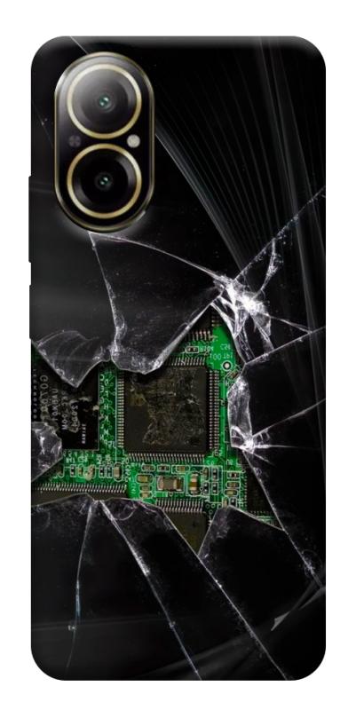 Чехол itsPrint Crash для Realme C67 4G, black, купить оптом с доставкой