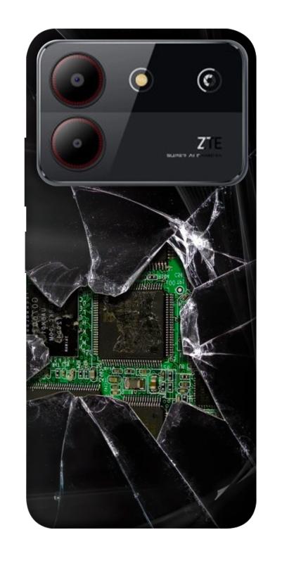 Чохол itsPrint Crash для ZTE Blade A54 4G, black, купити оптом з доставкою