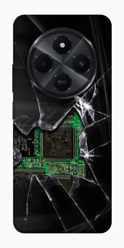 Чохол itsPrint Crash для Xiaomi Redmi 14C / Poco C75, black, купити оптом з доставкою