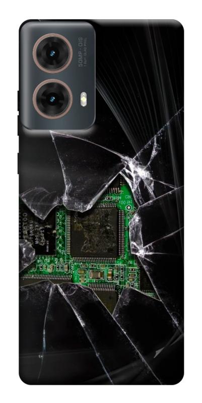 Чехол itsPrint Crash для Motorola Moto G85, black, купить оптом с доставкой