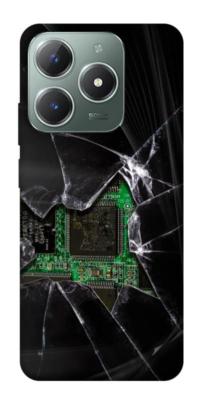 Чехол itsPrint Crash для Realme C61 4G, black, купить оптом с доставкой