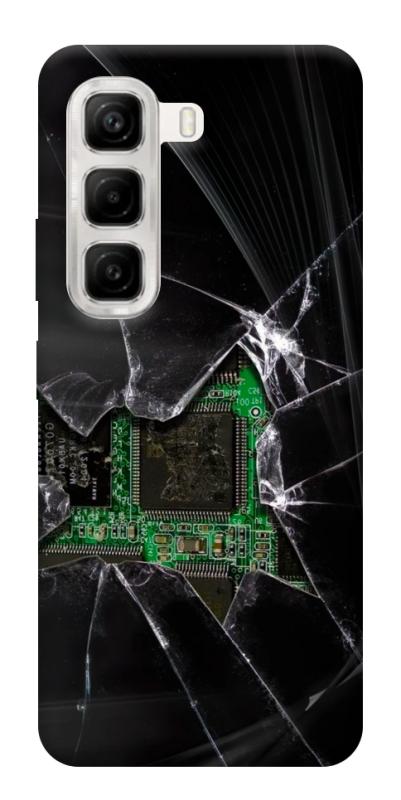 Чехол itsPrint Crash для Infinix Hot 50 4G, black, купить оптом с доставкой