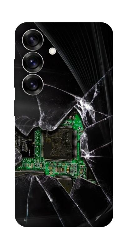 Чехол itsPrint Crash для Samsung Galaxy S25, black, купить оптом с доставкой