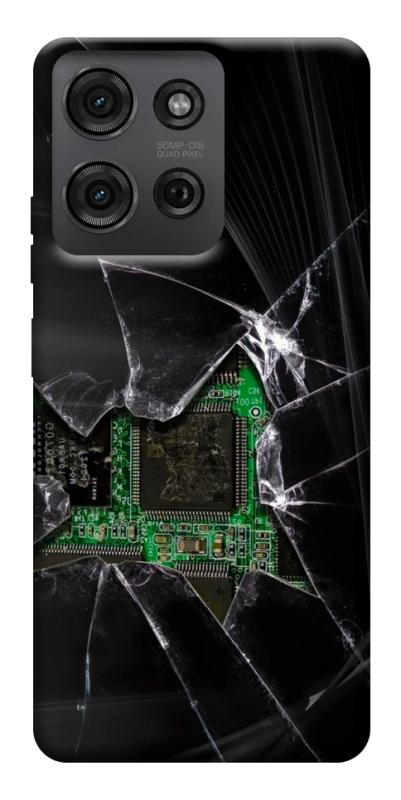Чохол itsPrint Crash для Motorola Moto G75 5G, black, купити оптом з доставкою