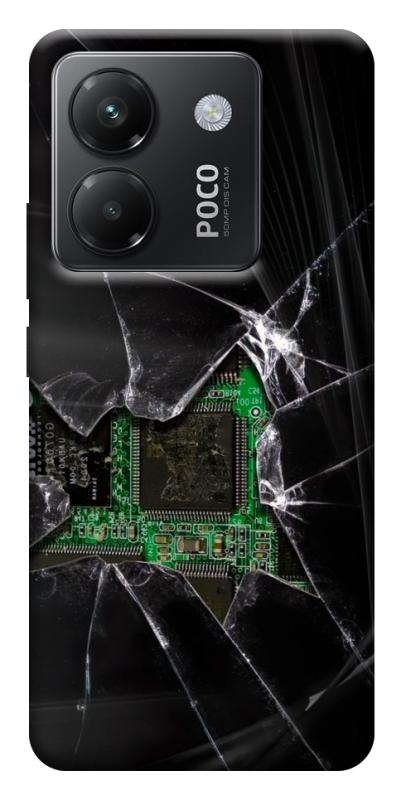 Чехол itsPrint Crash для Xiaomi Poco M7 Pro 5G, black, купить оптом с доставкой