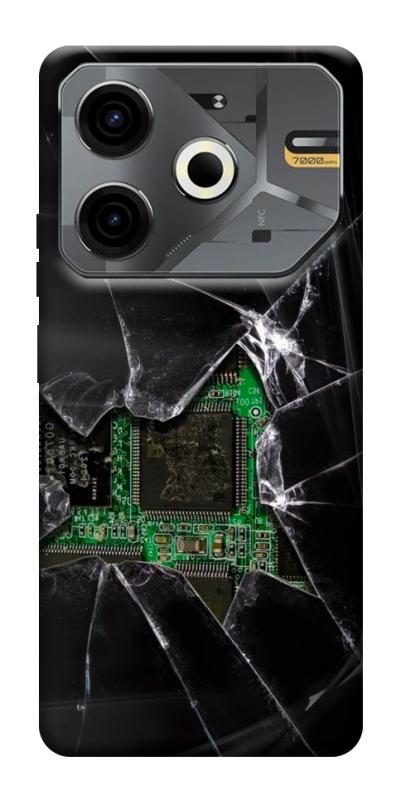 Чохол itsPrint Crash для TECNO Pova 6 Neo (LI6), black, купити оптом з доставкою