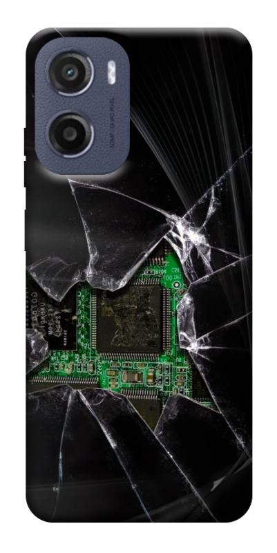 Чехол itsPrint Crash для Motorola Moto G05, black, купить оптом с доставкой