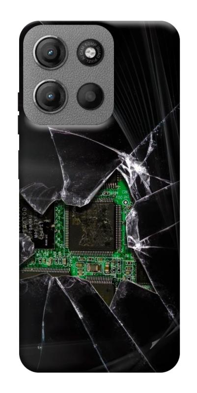 Чехол itsPrint Crash для Motorola Moto G15 4G, black, купить оптом с доставкой