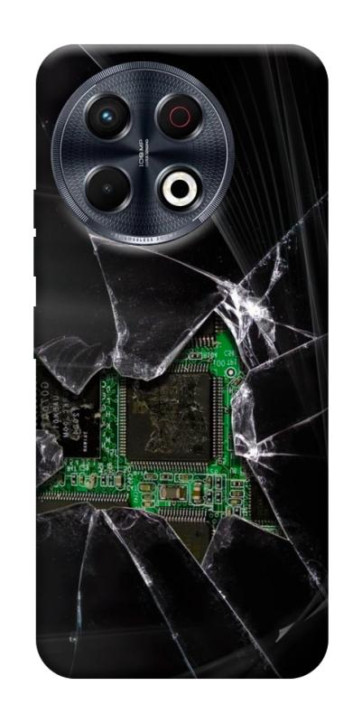 Чехол itsPrint Crash для TECNO Spark 30 Pro (KL7), black, купить оптом с доставкой