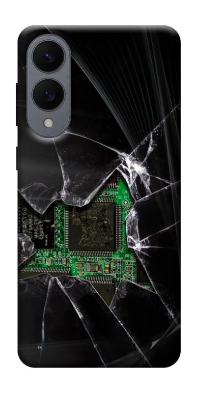 Чехол itsPrint Crash для Samsung Galaxy S25 Edge, black, купить оптом с доставкой