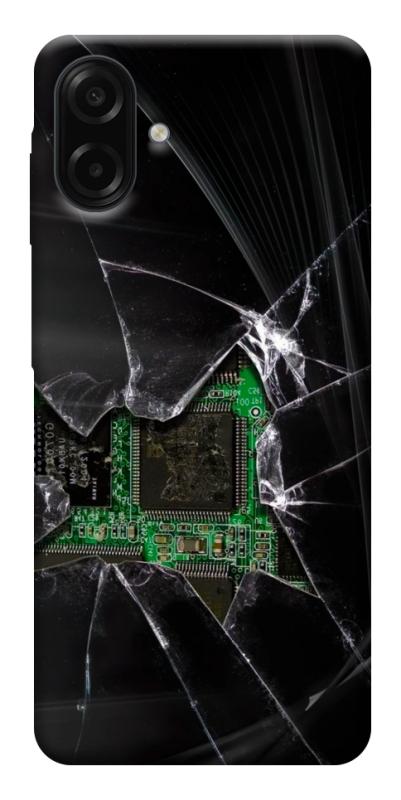 Чехол itsPrint Crash для Samsung Galaxy A07, black, купить оптом с доставкой