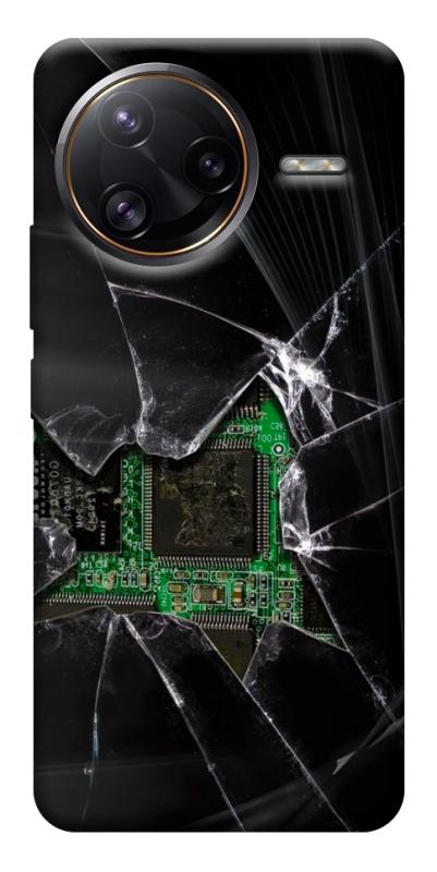 Чехол itsPrint Crash для Xiaomi Poco F7, black, купить оптом с доставкой