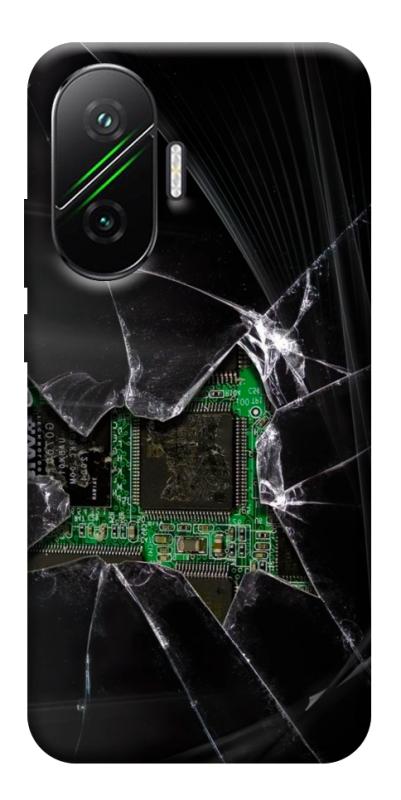 Чехол itsPrint Crash для Xiaomi Poco F7, black, купить оптом с доставкой
