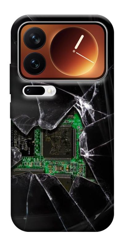 Чехол itsPrint Crash для Xiaomi 17 Pro Max, black, купить оптом с доставкой