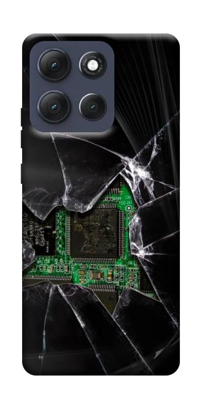 Чехол itsPrint Crash для Motorola Moto G86 Power, black, купить оптом с доставкой