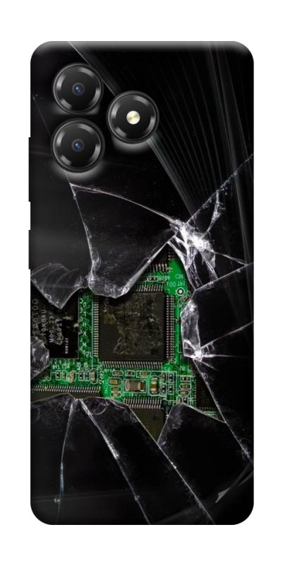 Чехол itsPrint Crash для ZTE Blade A36, black, купить оптом с доставкой