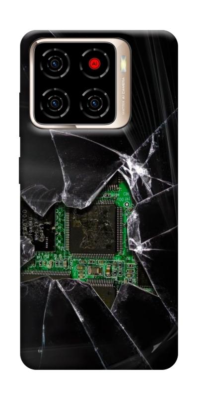 Чехол itsPrint Crash для ZTE Blade A56, black, купить оптом с доставкой