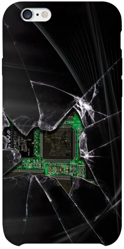 Чехол itsPrint Crash для Apple iPhone 6/6s plus (5.5"), black, купить оптом с доставкой