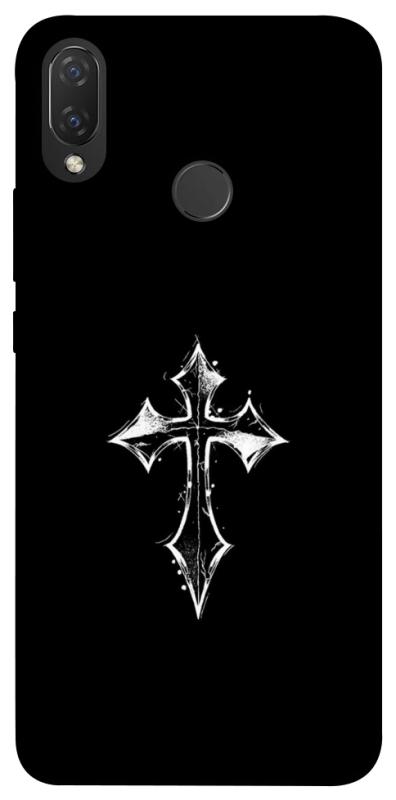 Чохол itsPrint Cross для Huawei P Smart+ (nova 3i), black, купити оптом з доставкою