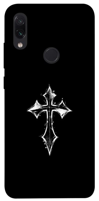 Чехол itsPrint Cross для Xiaomi Redmi Note 7 / Note 7 Pro / Note 7s, black, купить оптом с доставкой