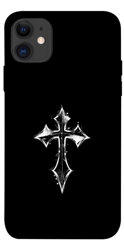 Чехол itsPrint Cross для Apple iPhone 11 (6.1"), black, купить оптом с доставкой