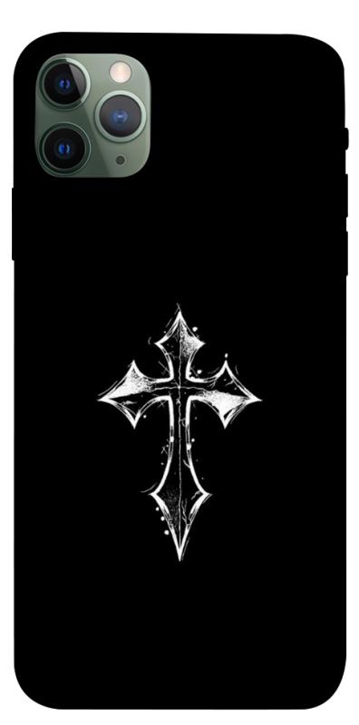 Чехол itsPrint Cross для Apple iPhone 11 Pro Max (6.5"), black, купить оптом с доставкой