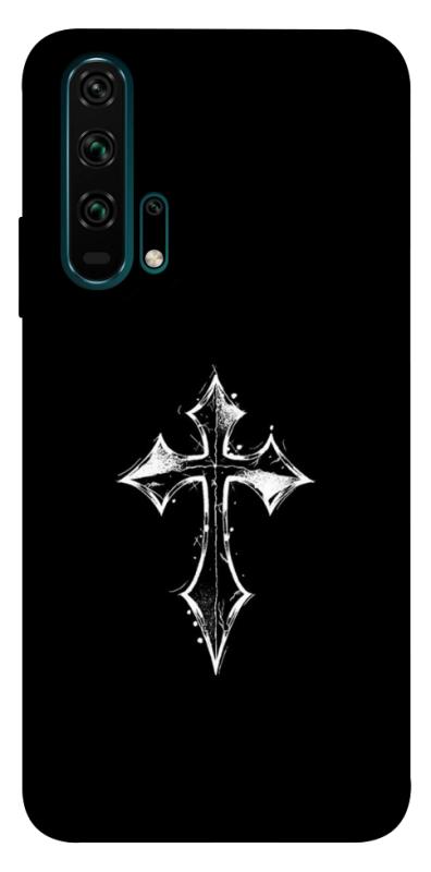 Чохол itsPrint Cross для Huawei Honor 20 Pro, black, купити оптом з доставкою