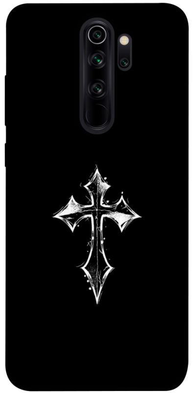 Чехол itsPrint Cross для Xiaomi Redmi Note 8 Pro, black, купить оптом с доставкой