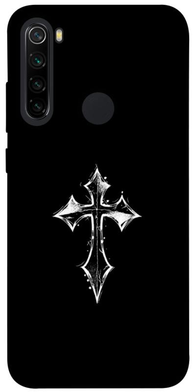 Чохол itsPrint Cross для Xiaomi Redmi Note 8, black, купити оптом з доставкою