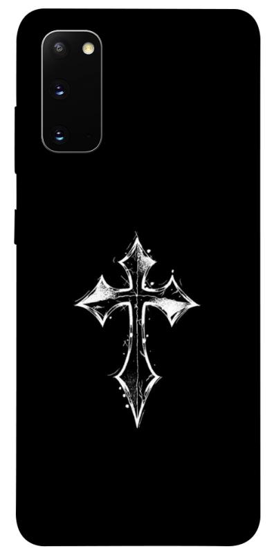Чохол itsPrint Cross для Samsung Galaxy S20, black, купити оптом з доставкою